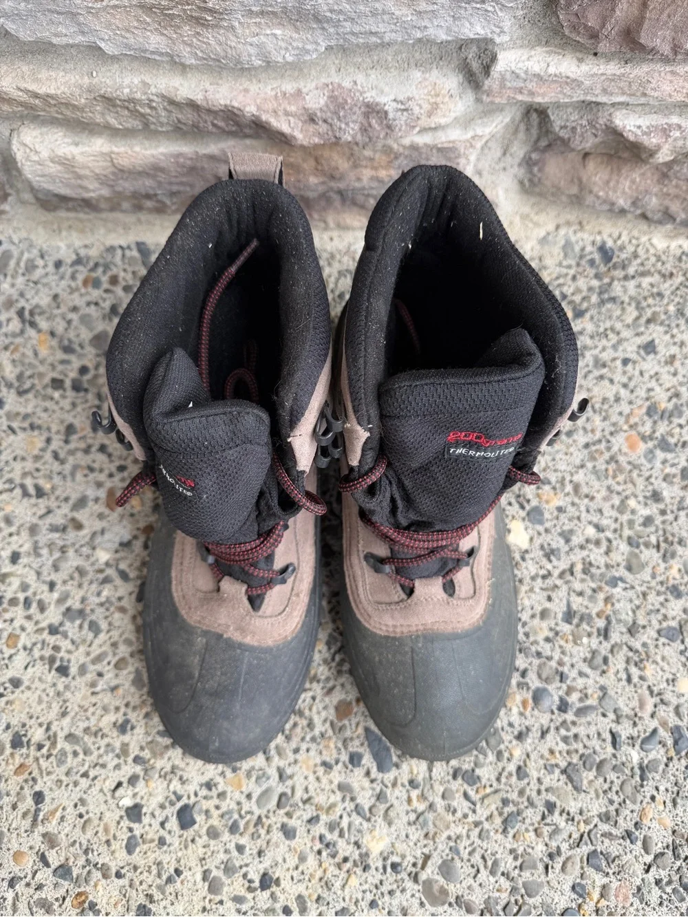 Columbia Brown and Black Insulated Winter Boots - 200 Grams Thermolite 11
